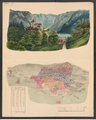 Seite 6 des Tafelbandes "Zeichnungen zu dem Werke über die Alterthums-Nachgrabungen næchst des Rudolfsthurms zu Hallstatt", Signatur 4.856